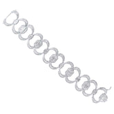 12.86ct 18k White Gold Diamond Lady's Bracelet